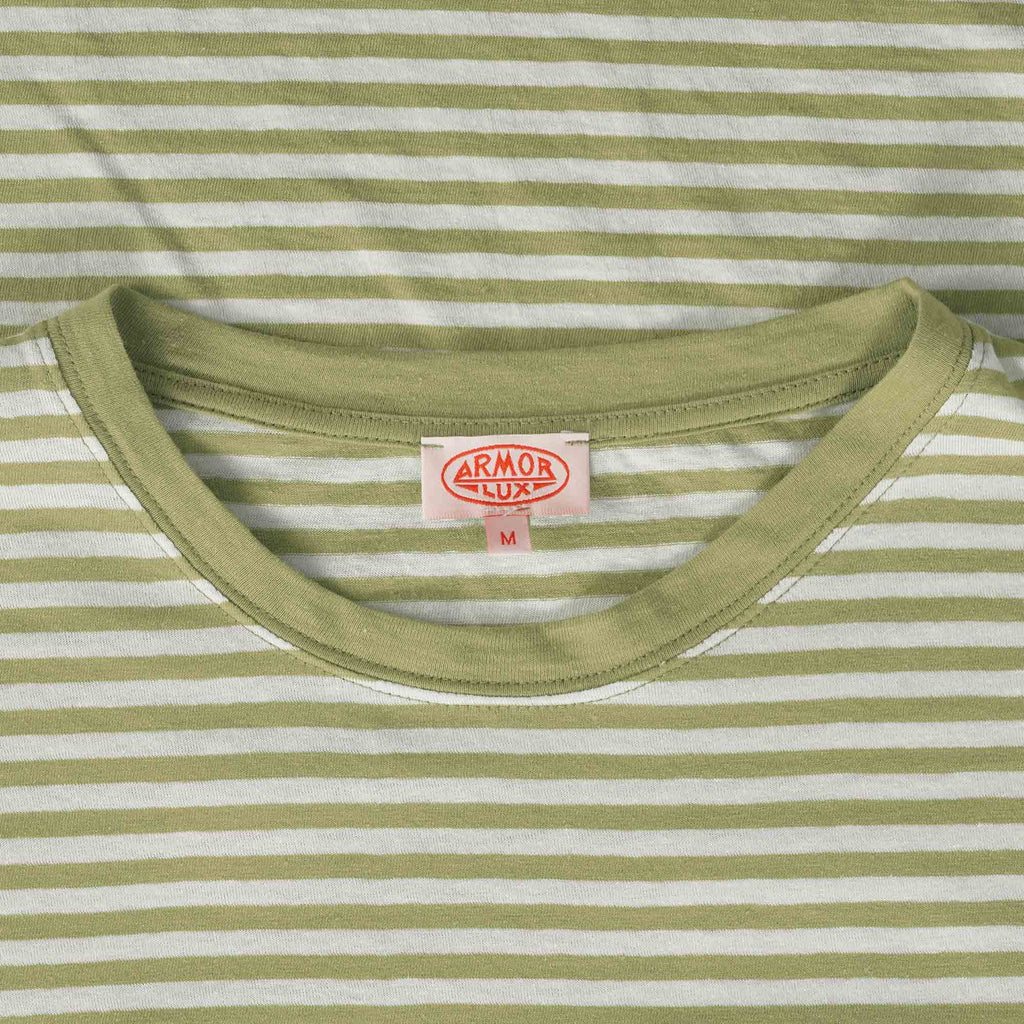 Armor Lux Striped Heritage T-Shirt - Argile