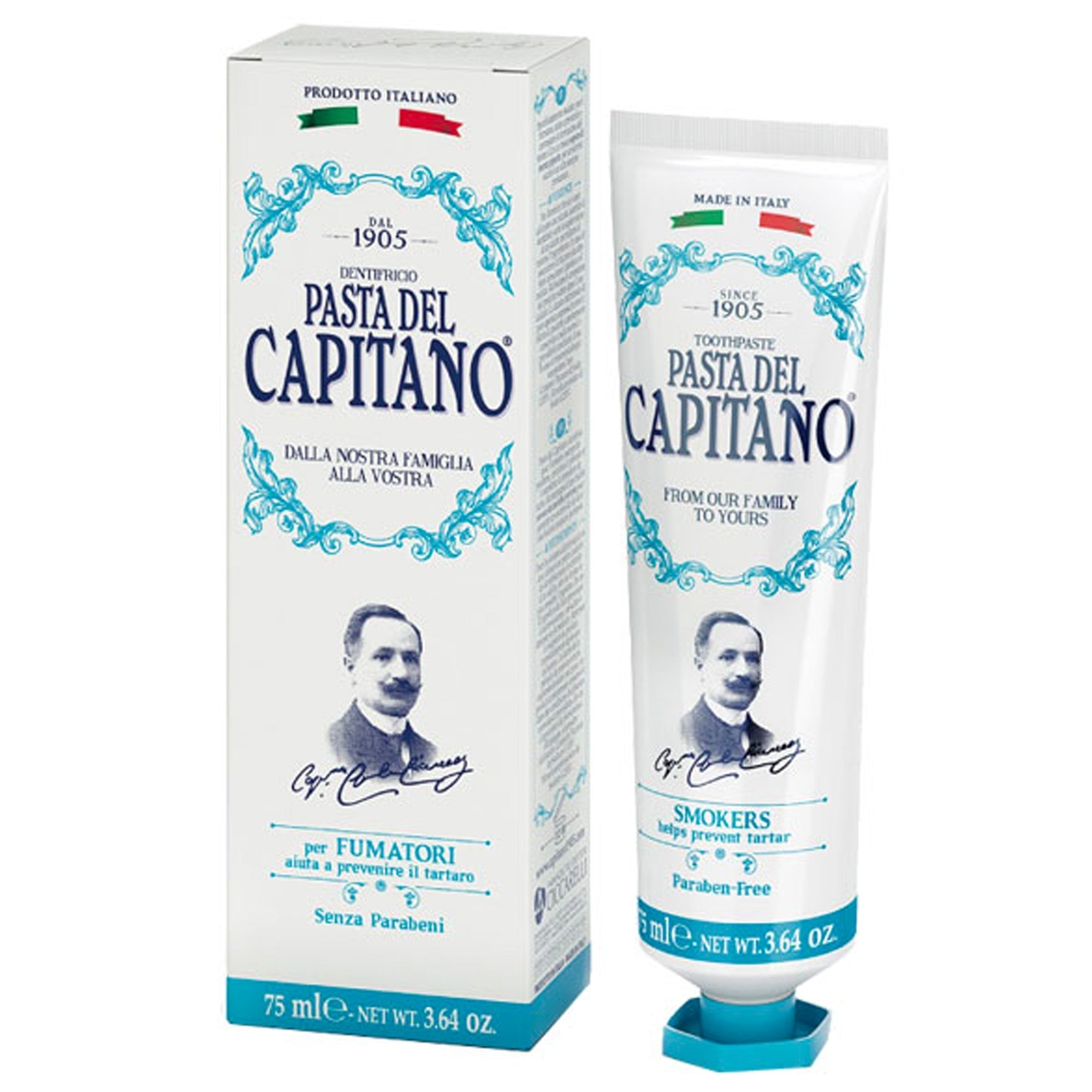 Pasta Del Capitano Smokers Toothpaste - 75ml