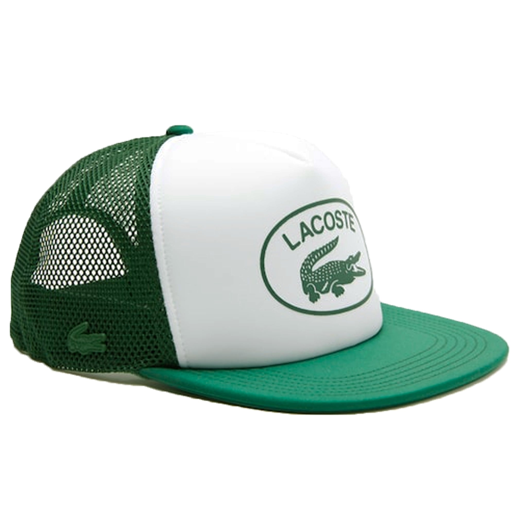 Lacoste Mesh Trucker Cap - Green/White
