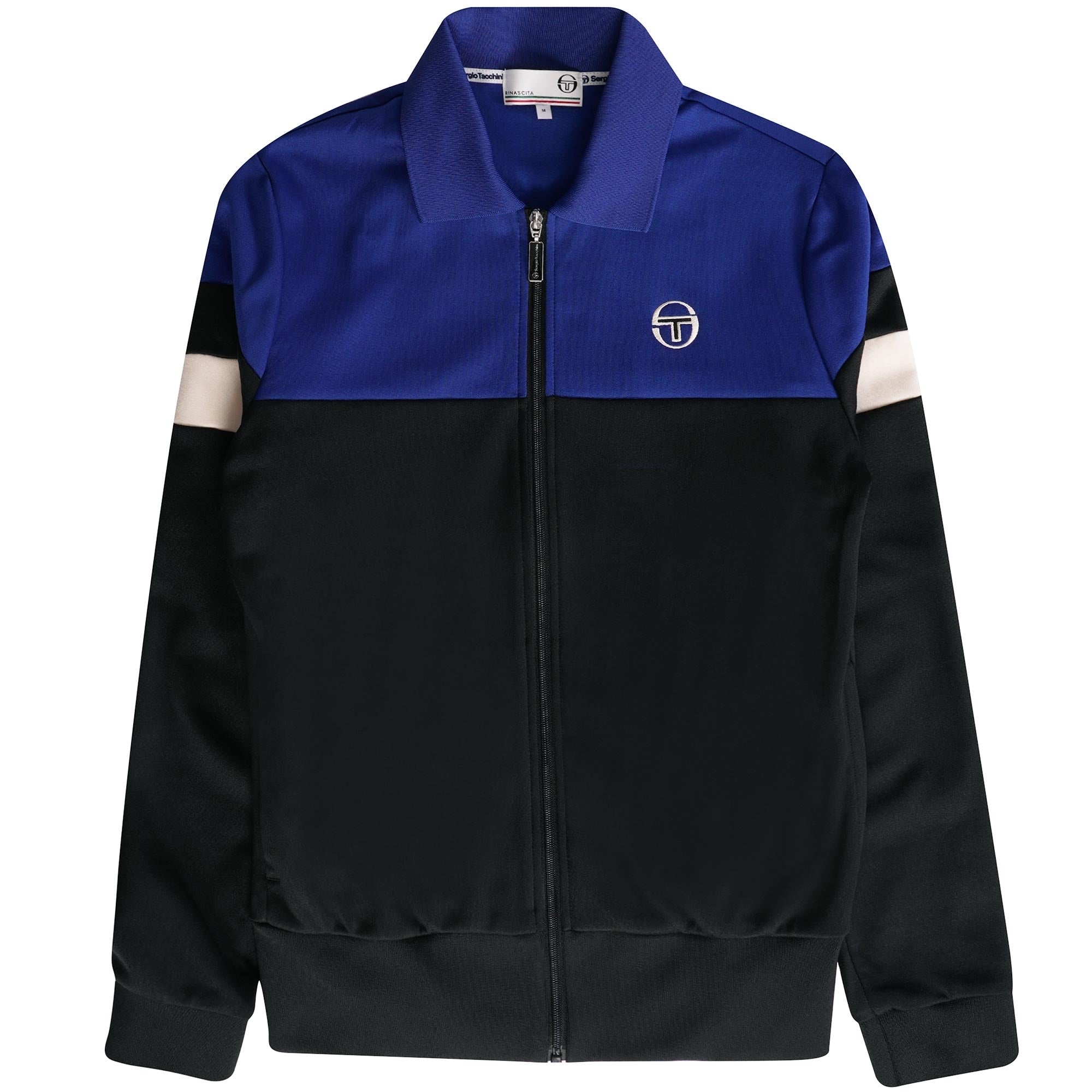 Sergio Tacchini Tomme Track Top - Black Beauty/Sodalite