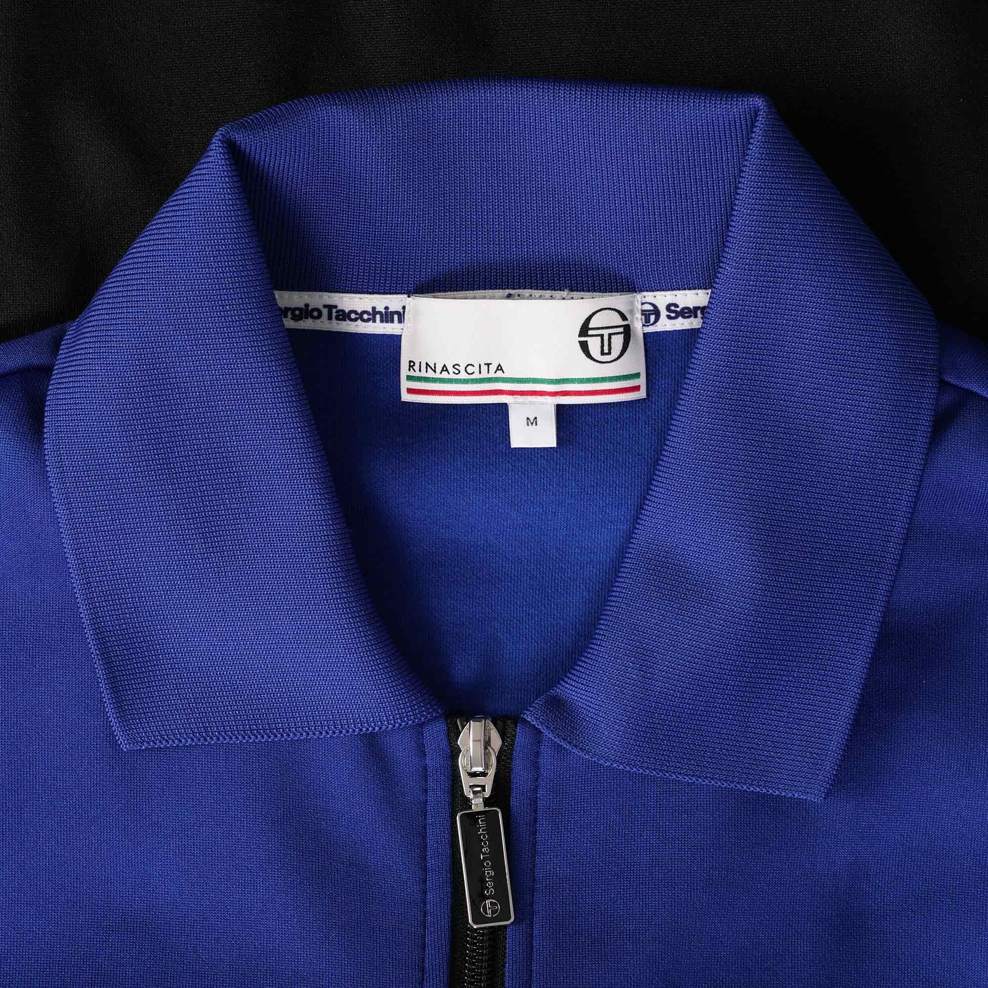 Sergio Tacchini Tomme Track Top - Black Beauty/Sodalite