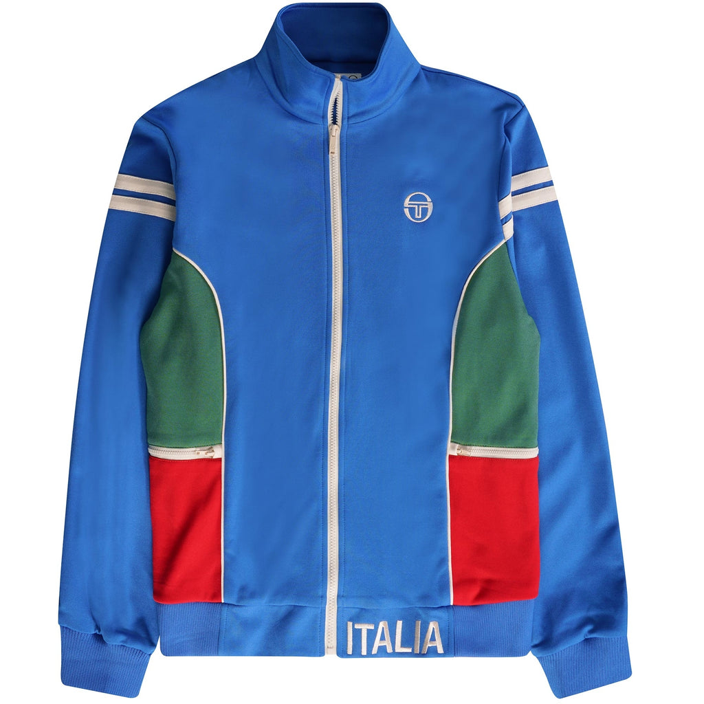 Sergio Tacchini Mambo Italia Track Top - Strong Blue