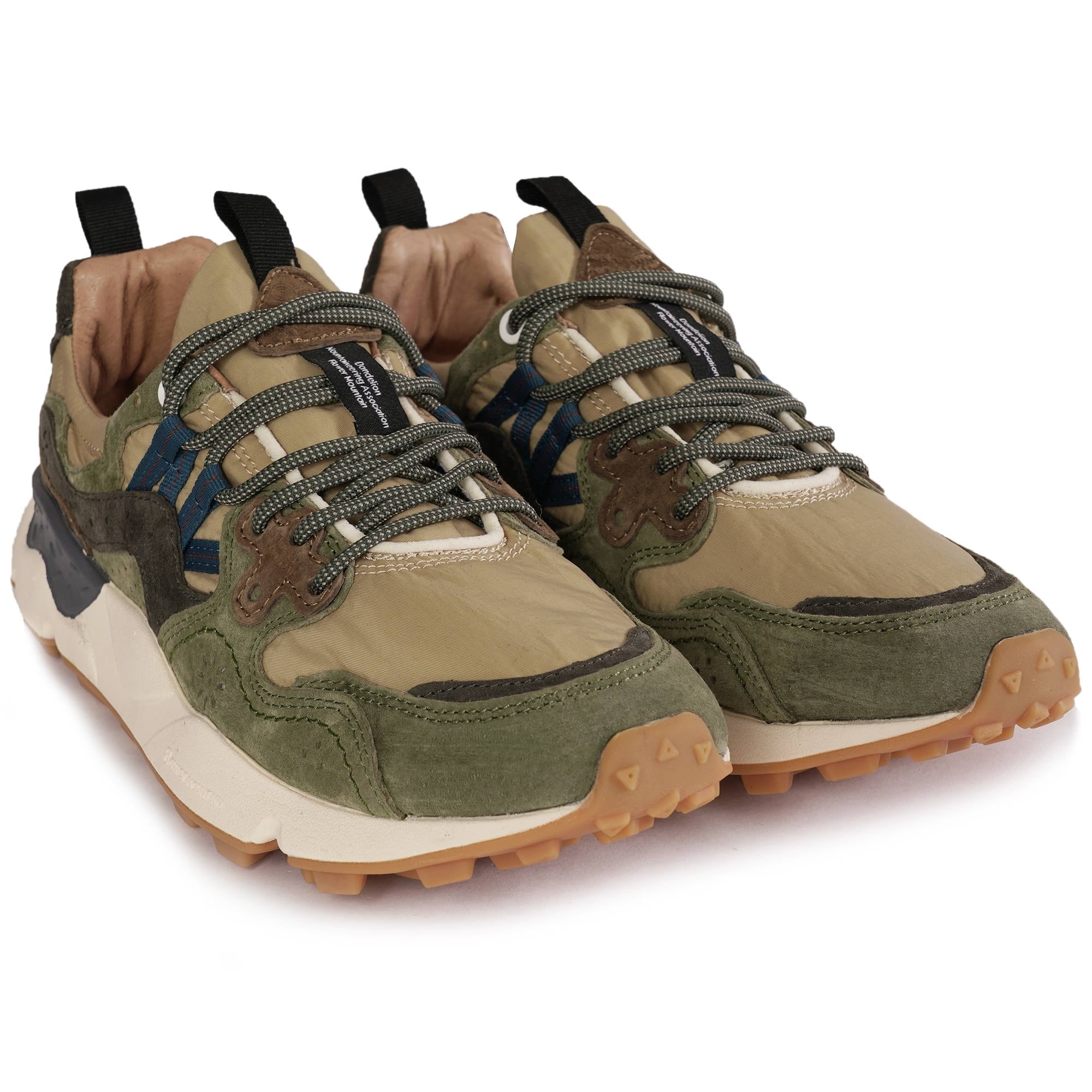 Flower Mountain Yamano 3 Suede & Nylon - Military