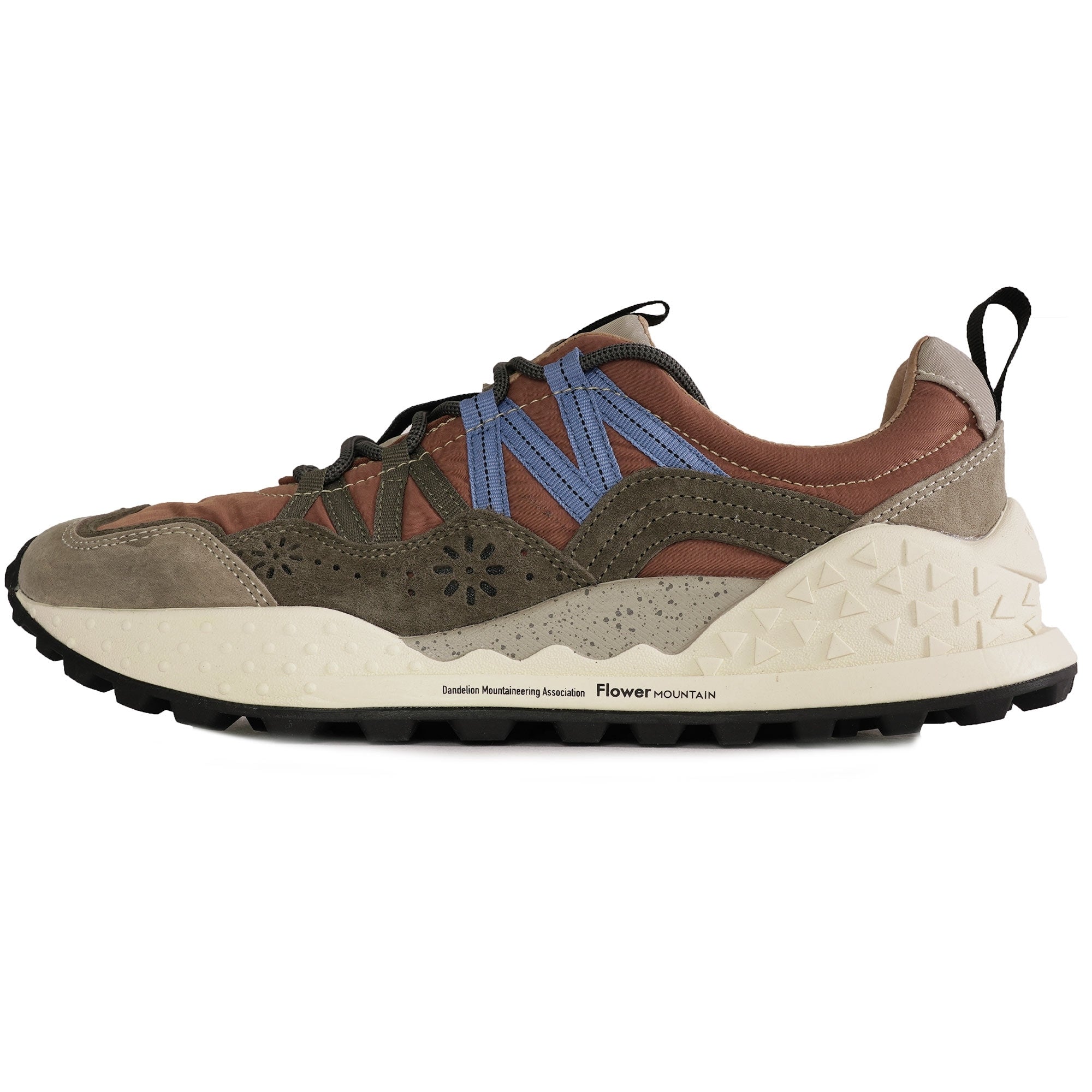Flower Mountain Washi Suede & Nylon - Brown