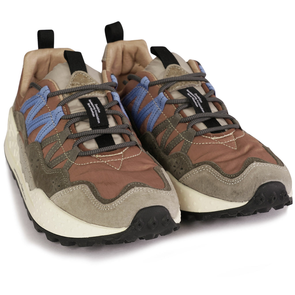 Flower Mountain Washi Suede & Nylon - Brown