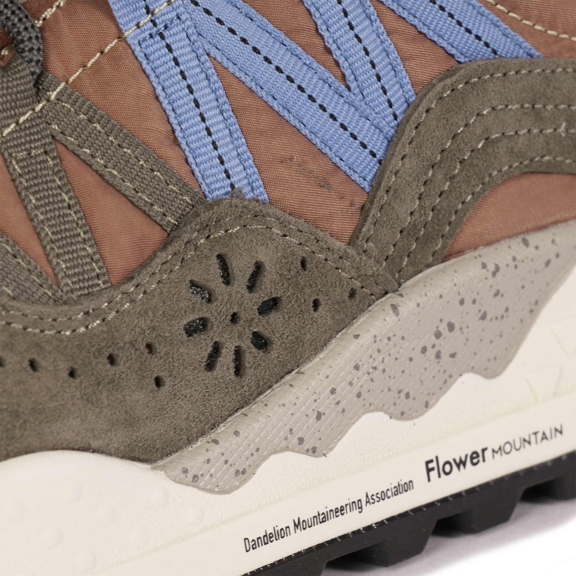 Flower Mountain Washi Suede & Nylon - Brown