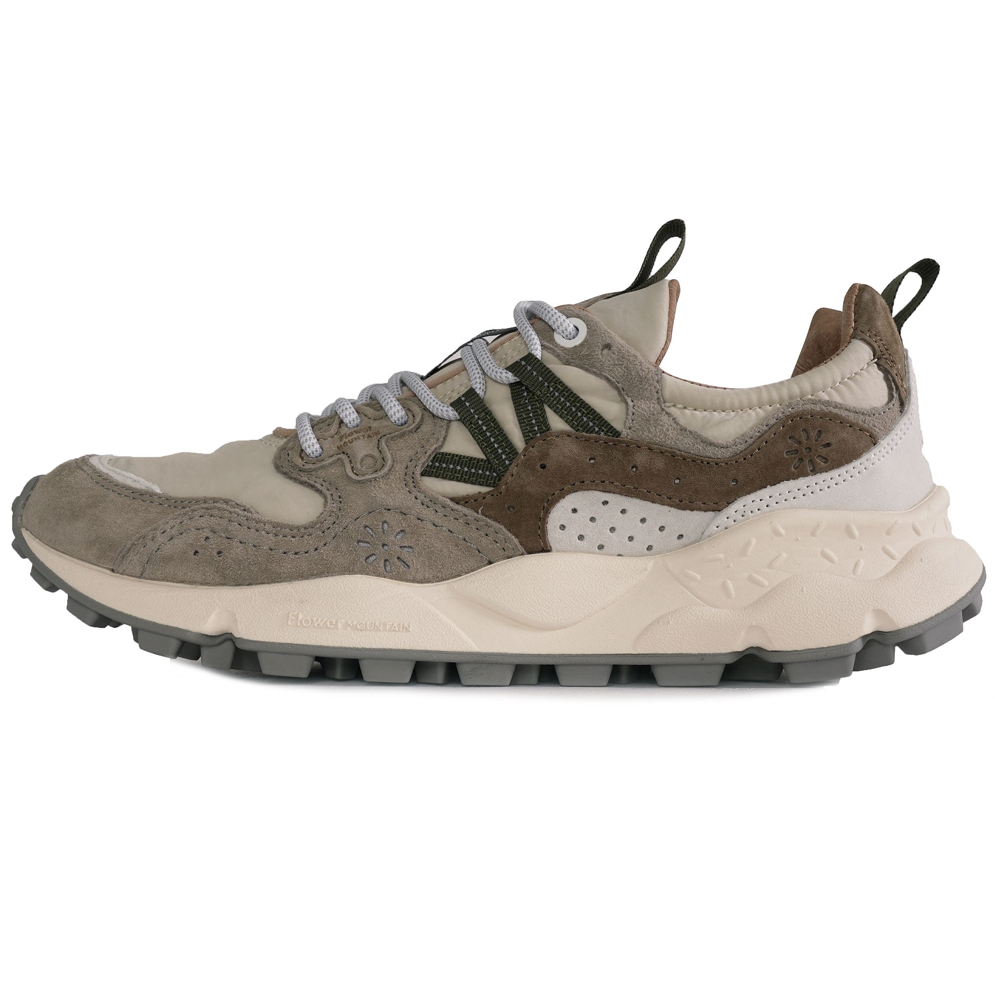 Flower Mountain Yamano 3 Suede & Nylon - Off White
