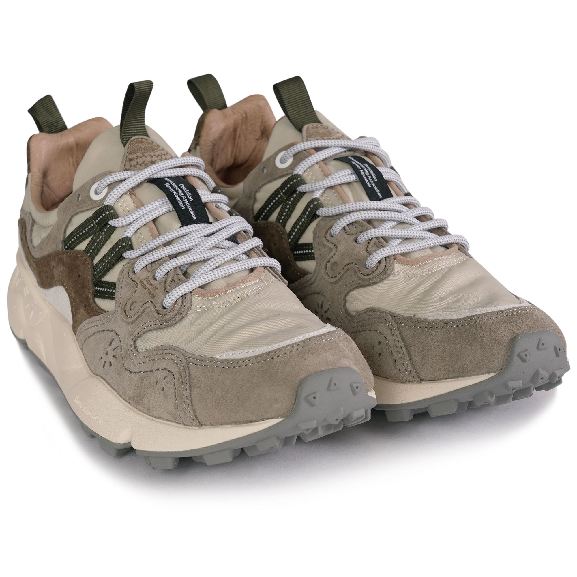 Flower Mountain Yamano 3 Suede & Nylon - Off White