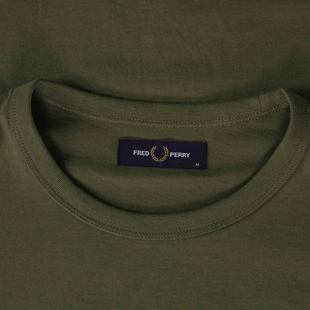 Fred Perry Ringer T-Shirt - Uniform Green