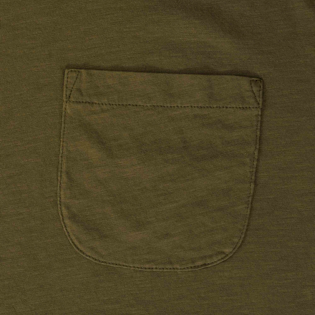 YMC Wild Ones Garment Dyed Organic Cotton T-Shirt - Brown
