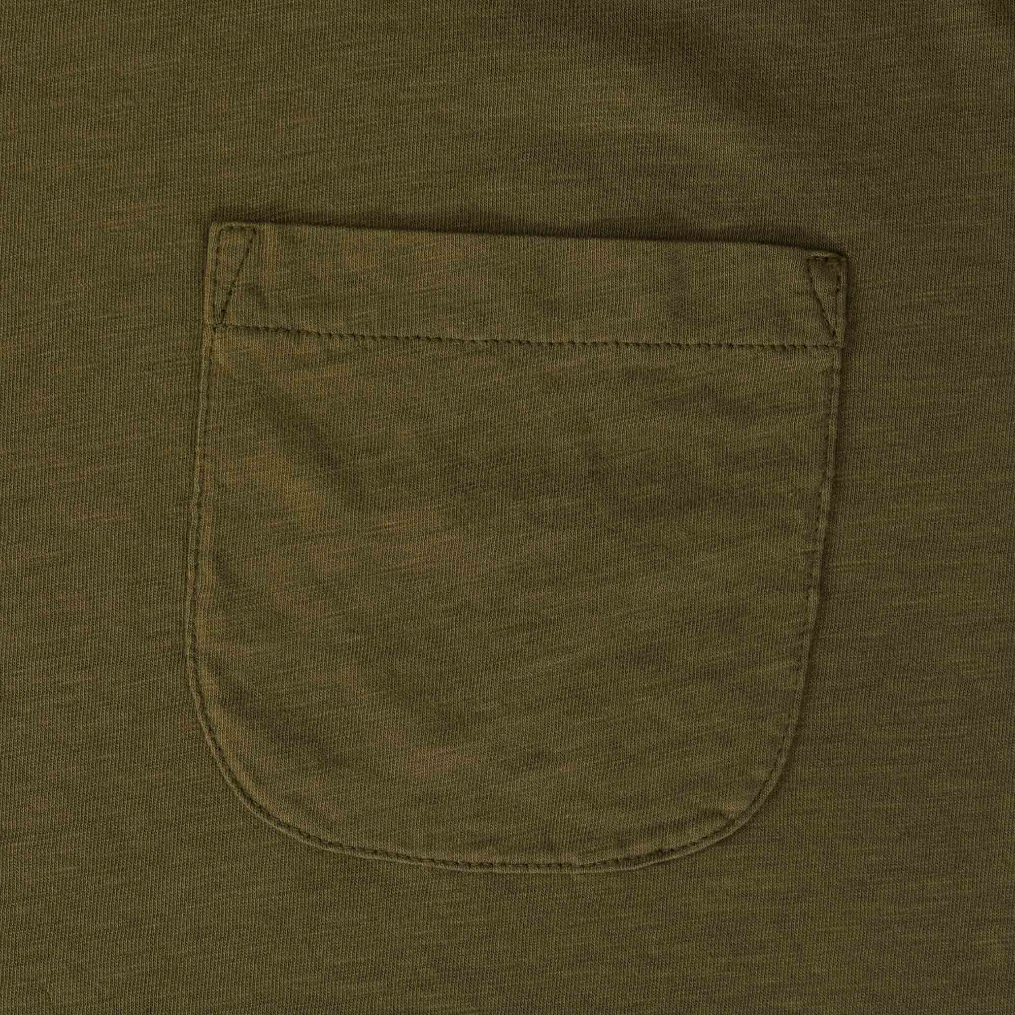YMC Wild Ones Garment Dyed Organic Cotton T-Shirt - Brown