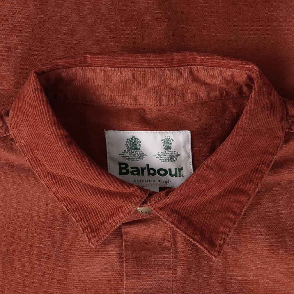 Barbour Lorenzo Overshirt - Rust