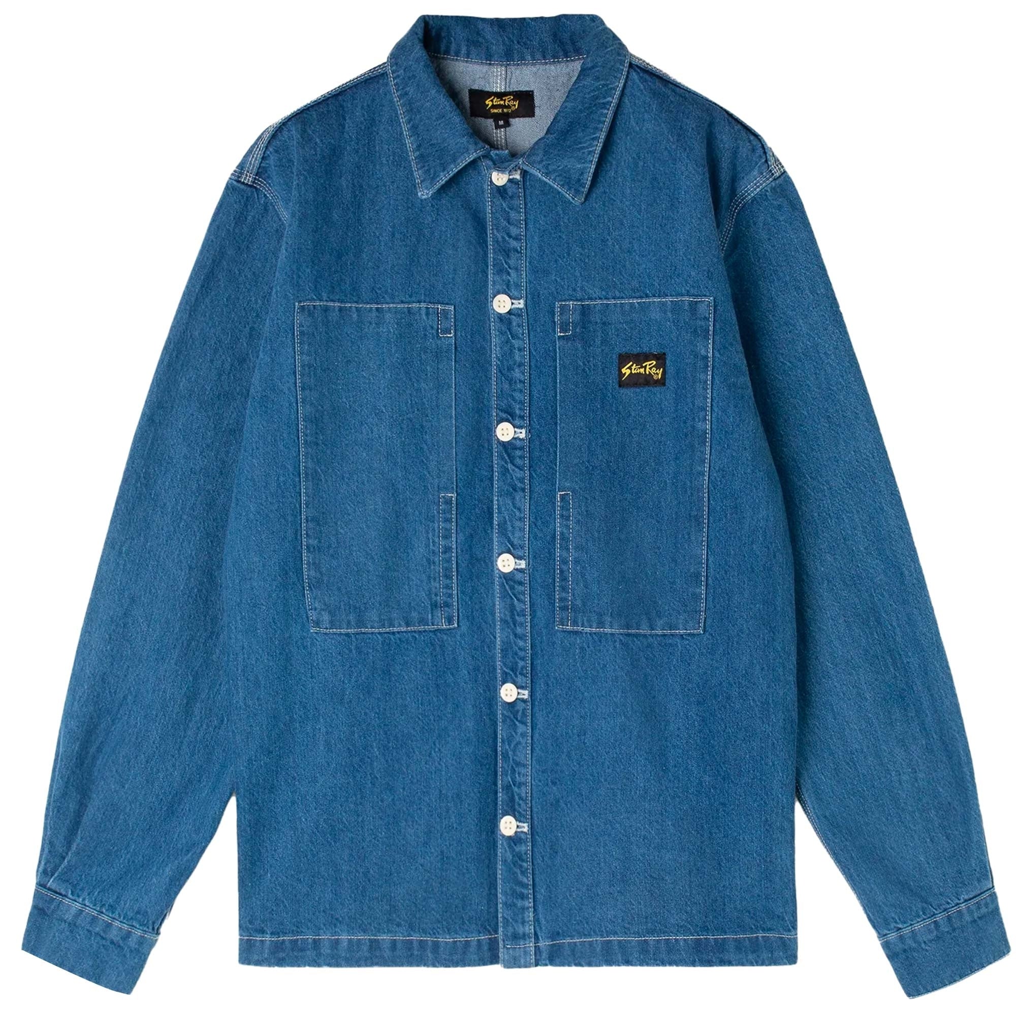Stan Ray Prison Shirt - Vintage Stonewash Denim