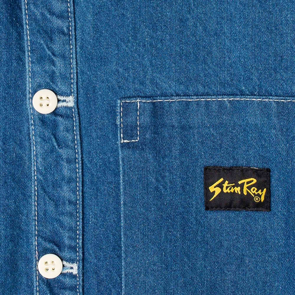 Stan Ray Prison Shirt - Vintage Stonewash Denim