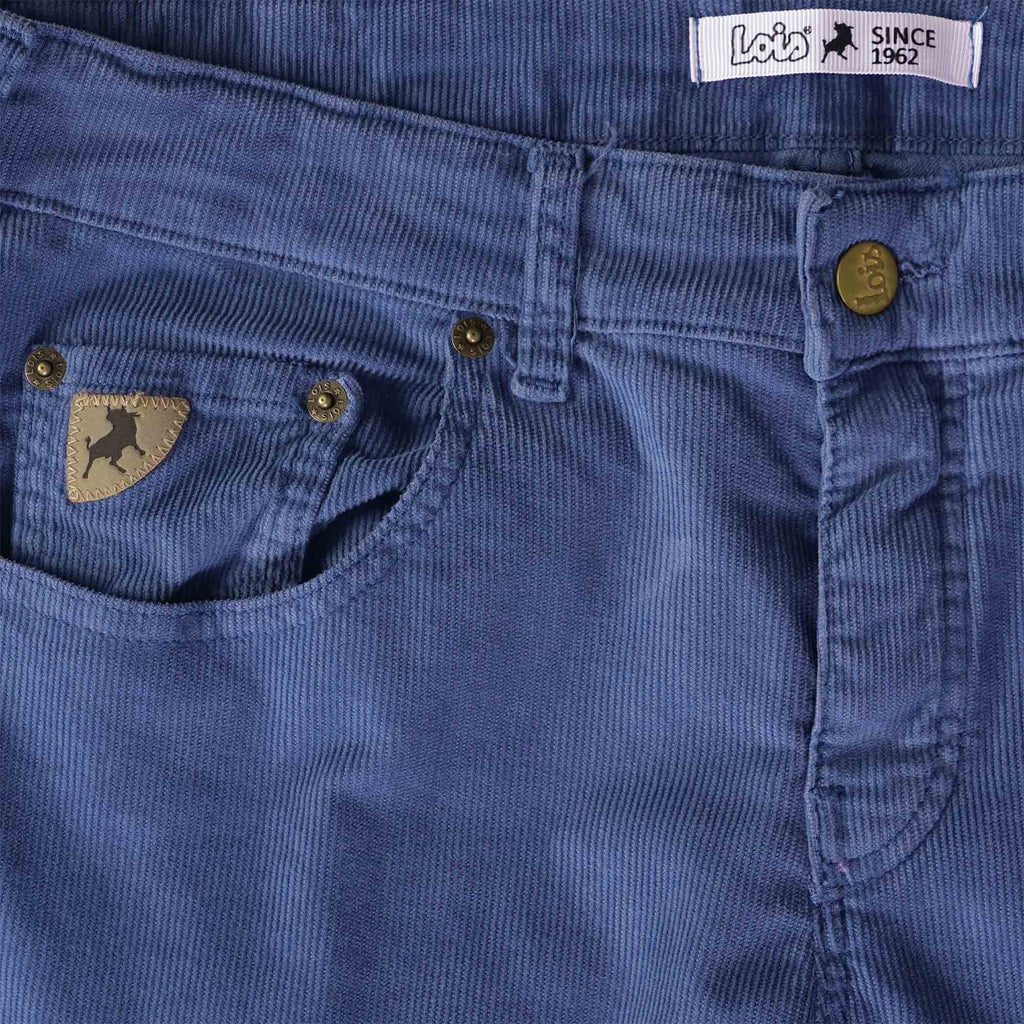 Lois Jeans Sierra Thin Corduroy Pants - Light Blue