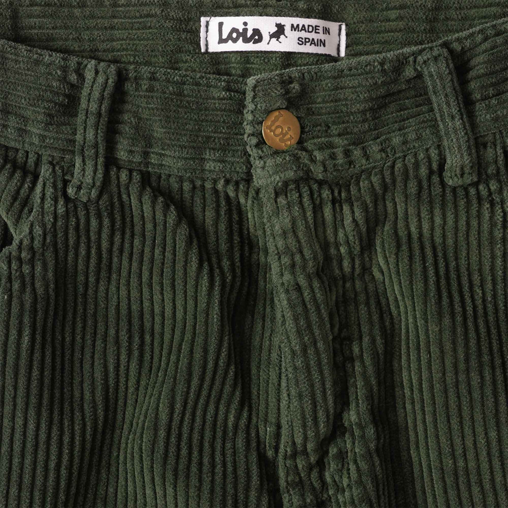 Lois Jeans Pepe Jumbo Cord Shorts - Green Olive