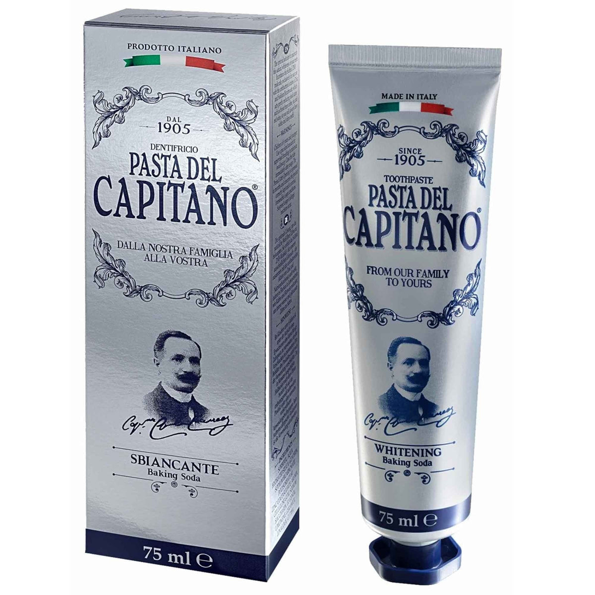 Pasta Del Capitano Baking Soda Toothpaste - 75ml