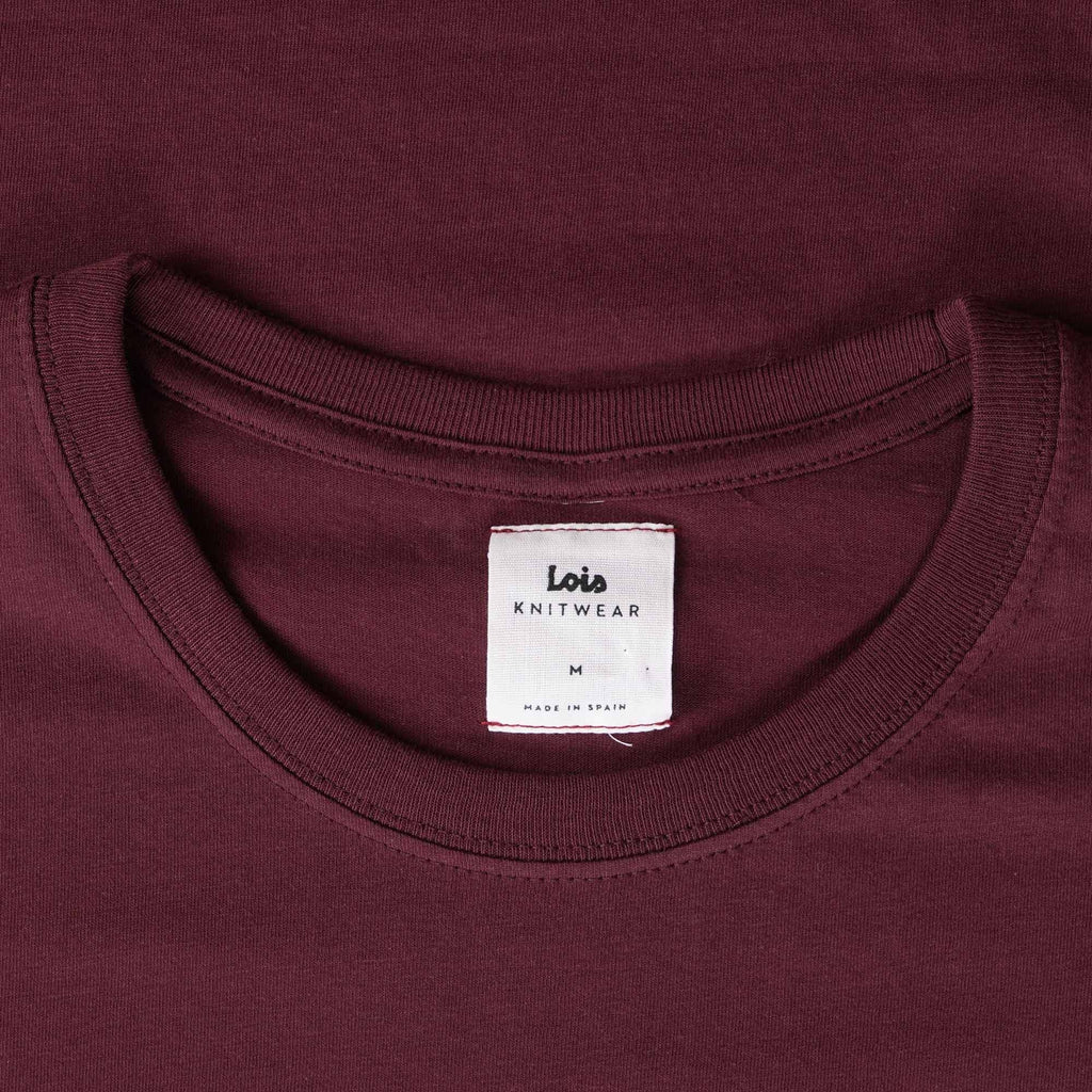 Lois Jeans Baco 22 T-Shirt - Wine Red