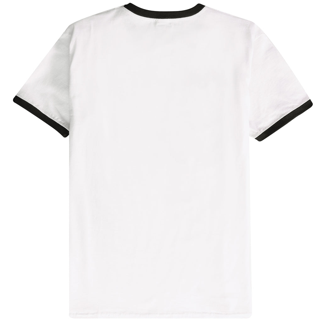 Lois Jeans Ringer T-Shirt - White/Black