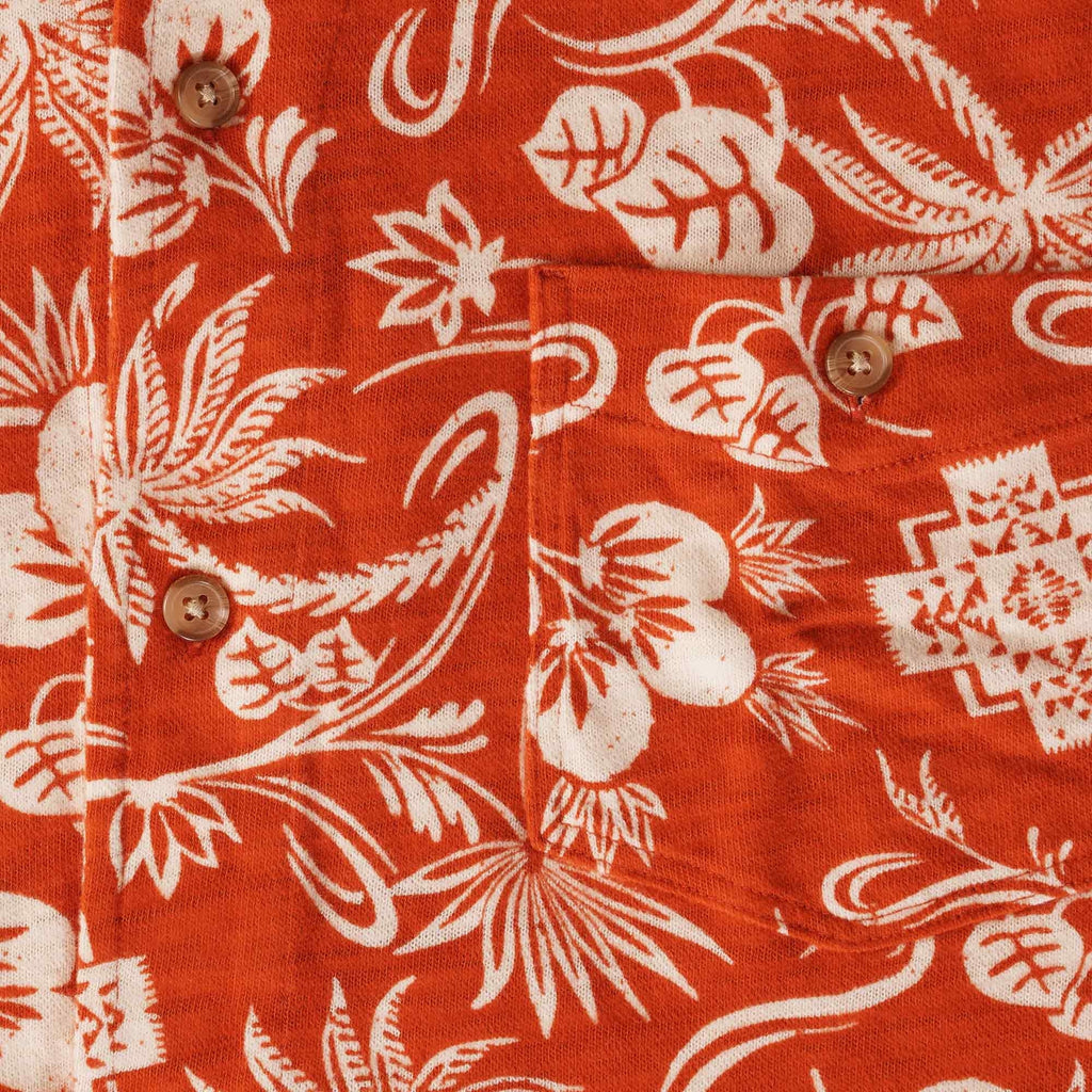 Pendleton Woolen Mills Short Sleeve Wayside Knit Shirt - Lava Red