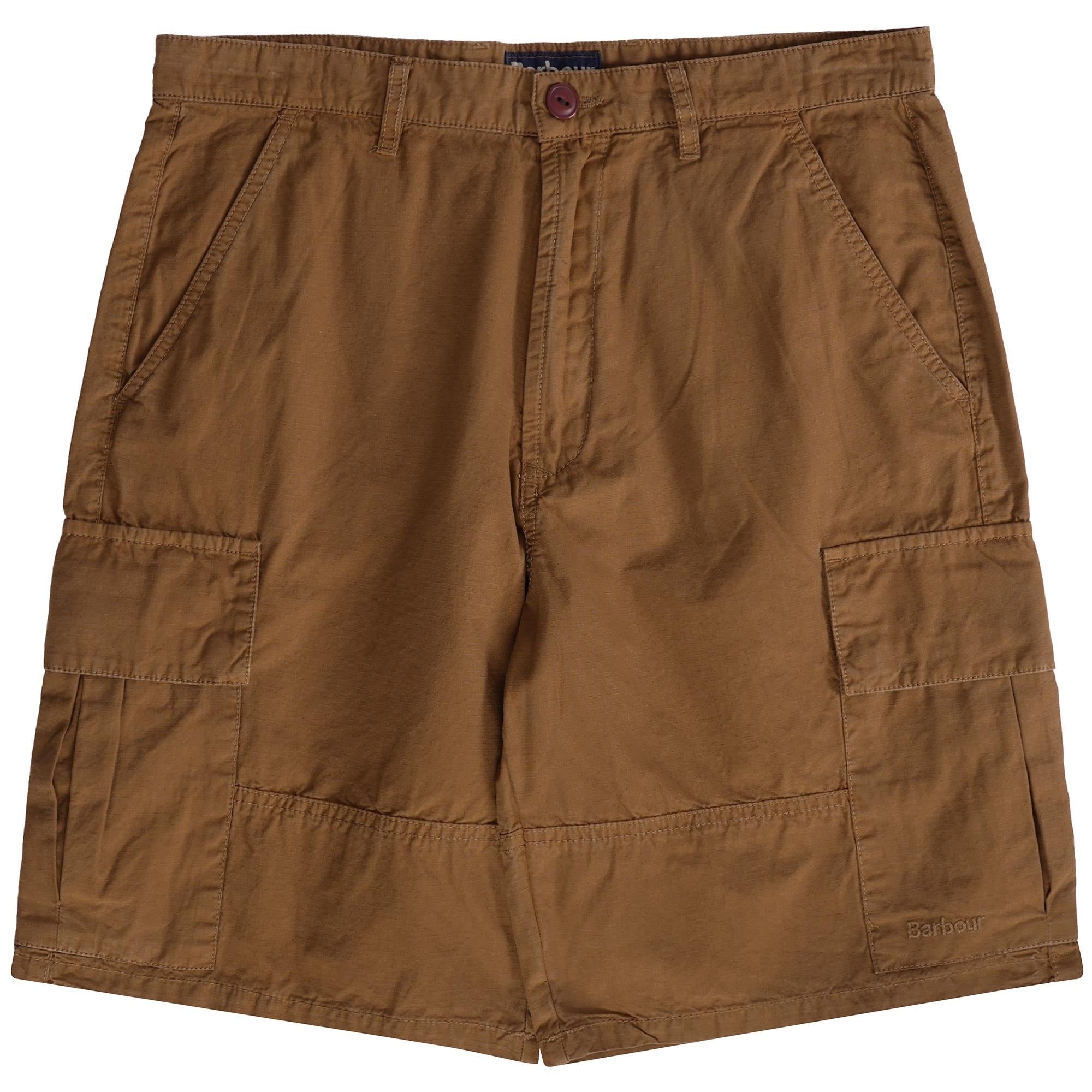 Barbour Essential Ripstop Cargo Shorts - Russet Brown