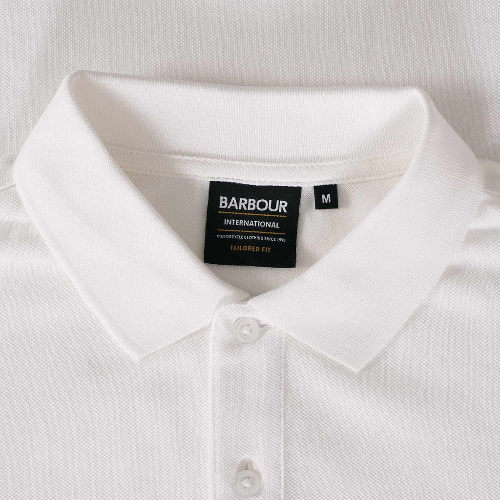 Barbour International Tourer Polo Shirt - White