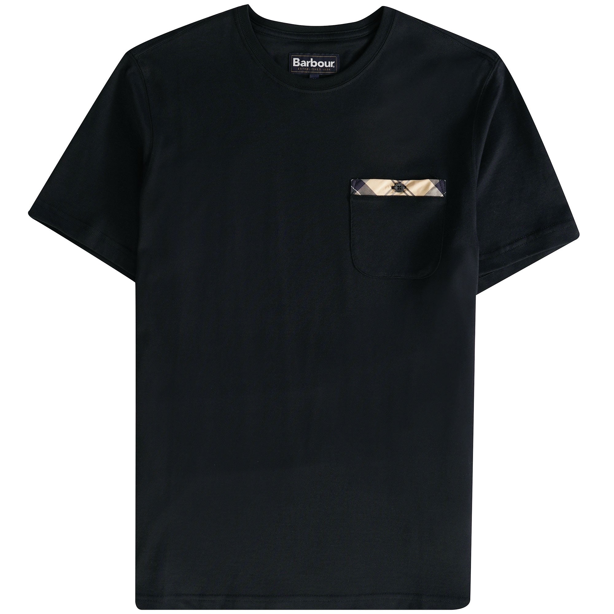Barbour Durness Pocket T-Shirt - Black