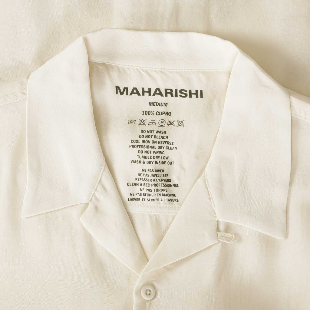 Maharishi Thai Dragon Summer Shirt - Ecru