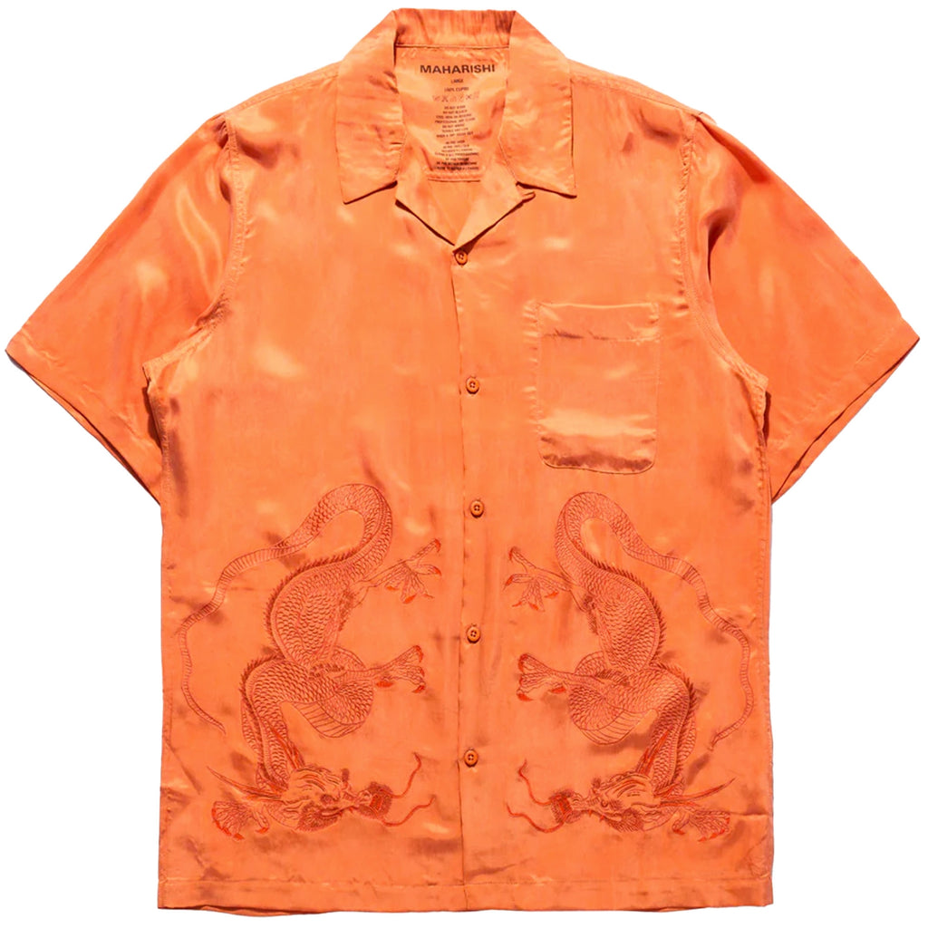 Maharishi Thai Dragon Summer Shirt - Rust
