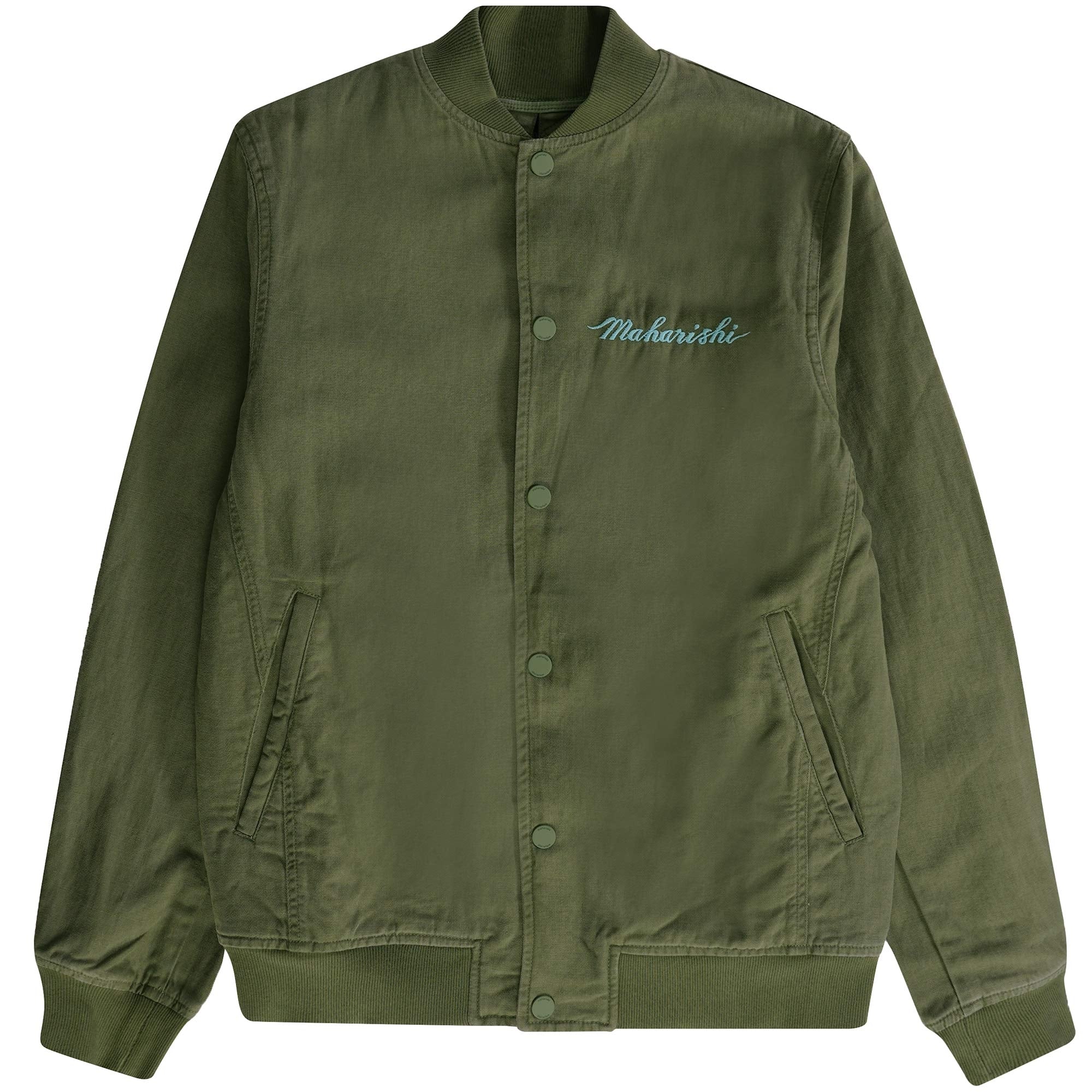 Maharishi Dragon Embroidered Tour Jacket - Olive
