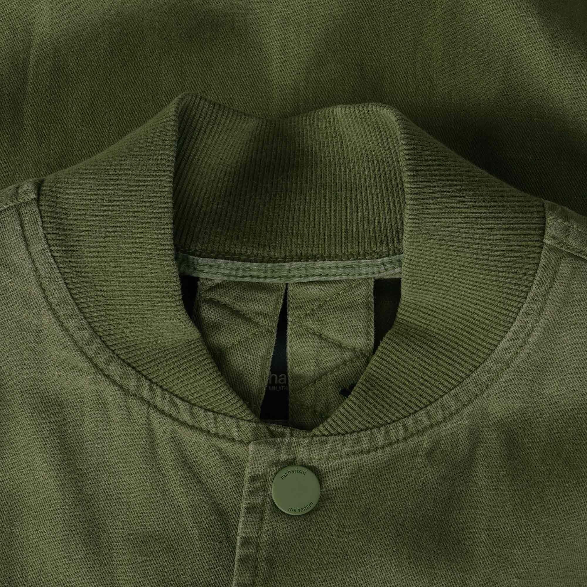Maharishi Dragon Embroidered Tour Jacket - Olive
