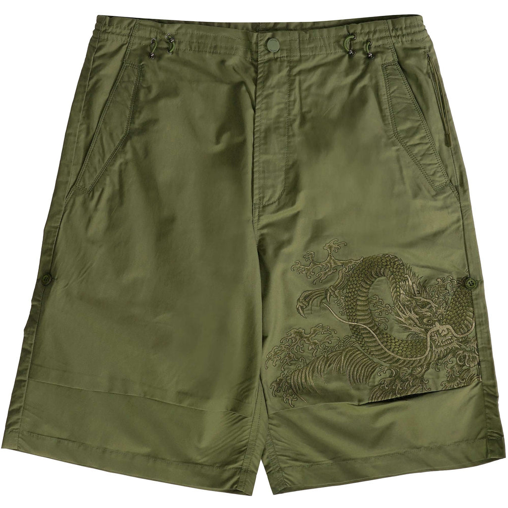 Maharishi Water Dragon Embroidered Original Snoshorts¨ - Olive