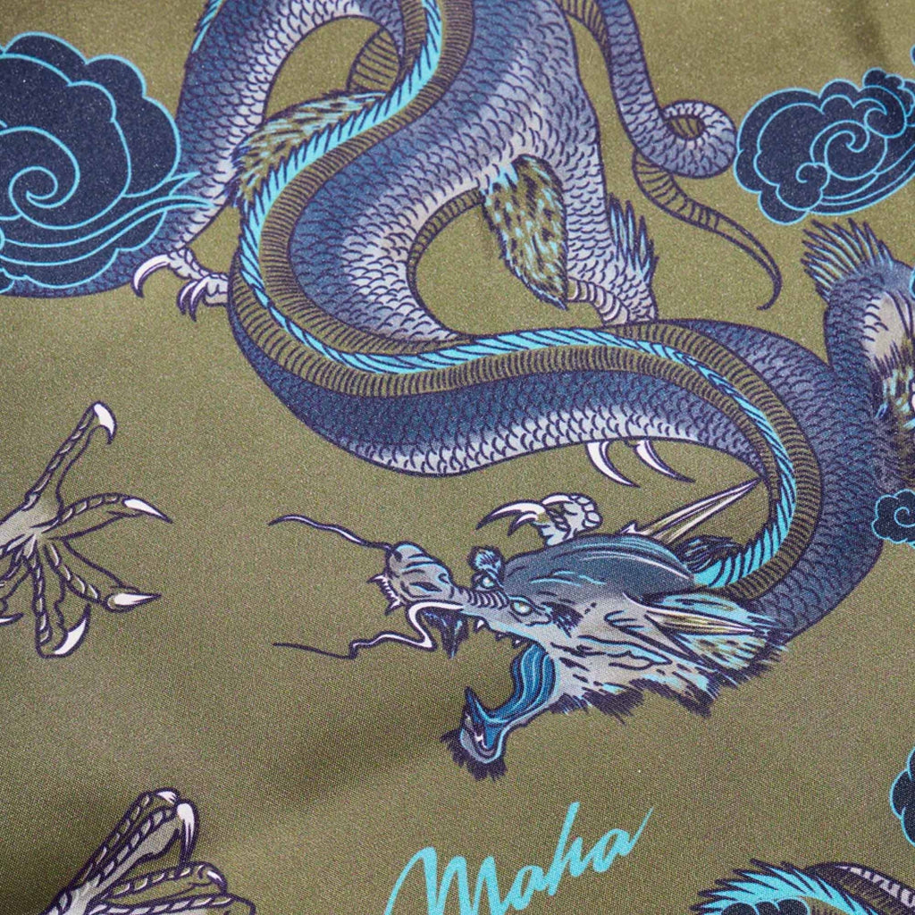 Maharishi Thai Cloud Dragon Swimshorts - Olive