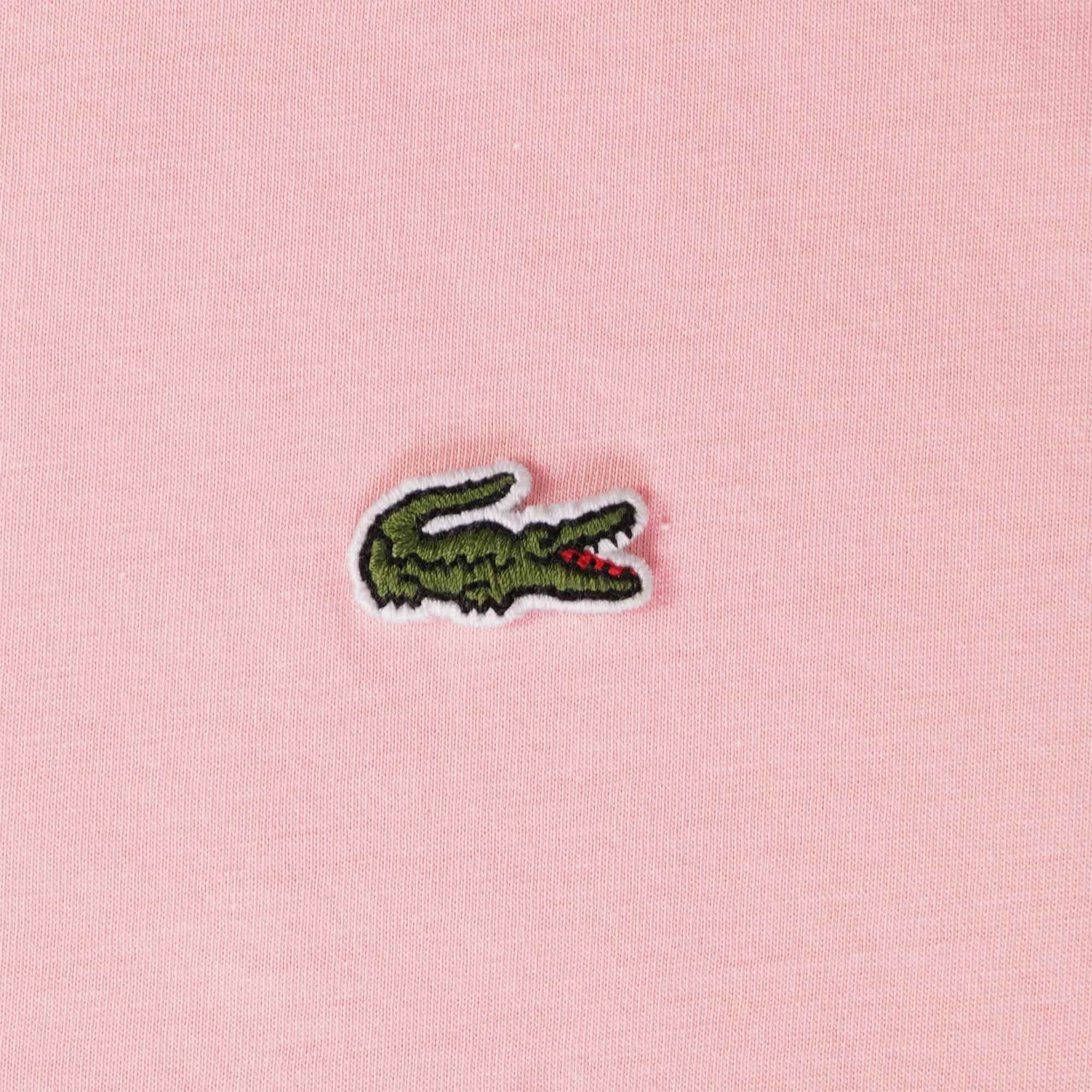 Lacoste Crew Neck Pima Cotton Jersey T-Shirt - Pink