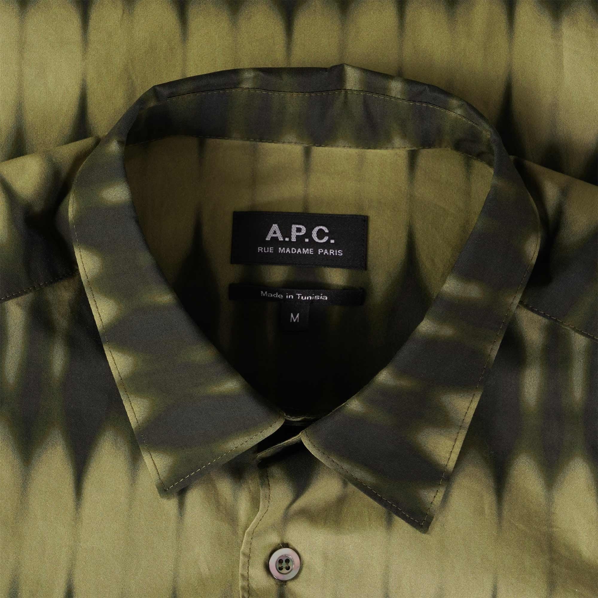 A.P.C. Ross Short Sleeve Shirt - Khaki