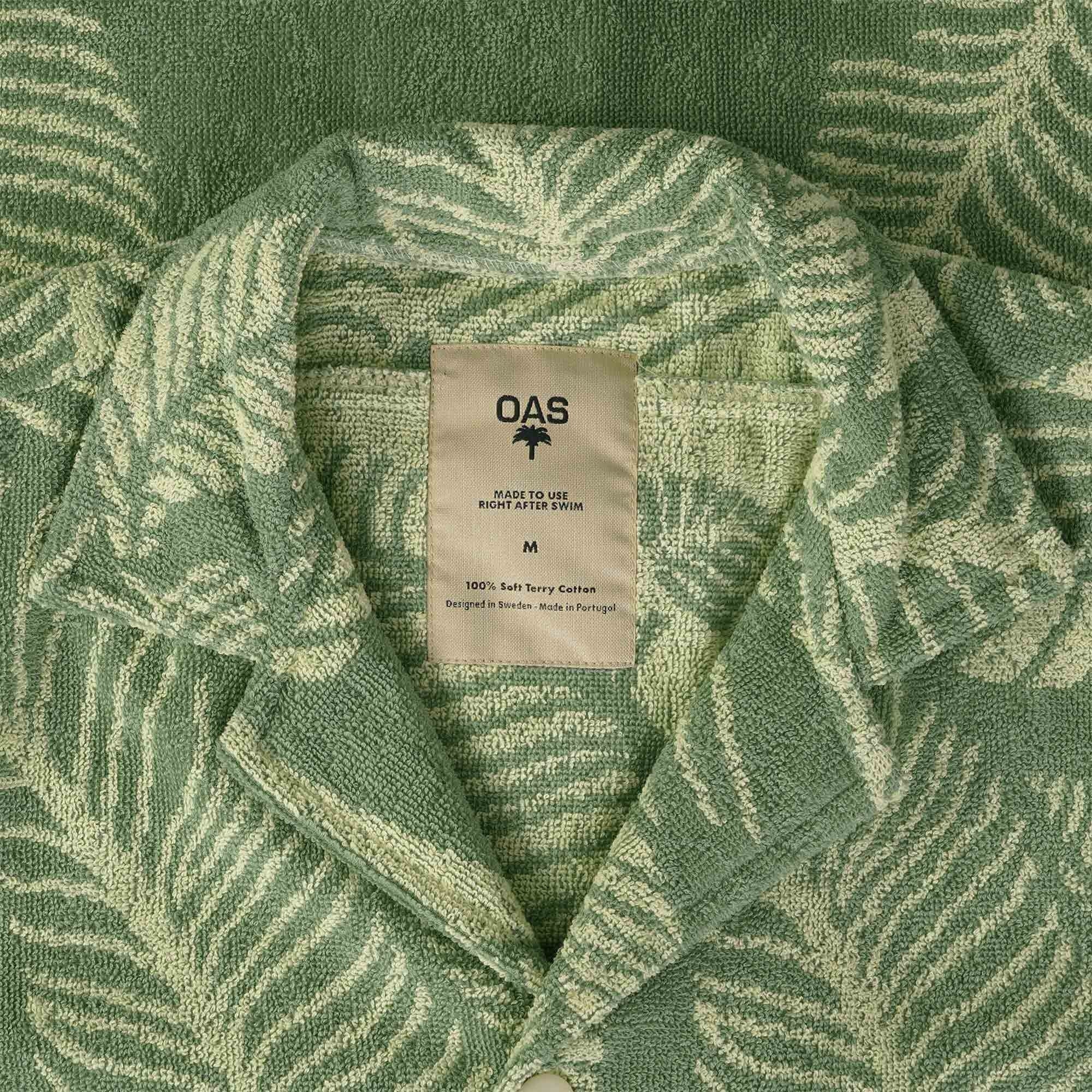 OAS Banana Leaf Cuba Terry Shirt - Green - 7003-13 – Dandy Fellow