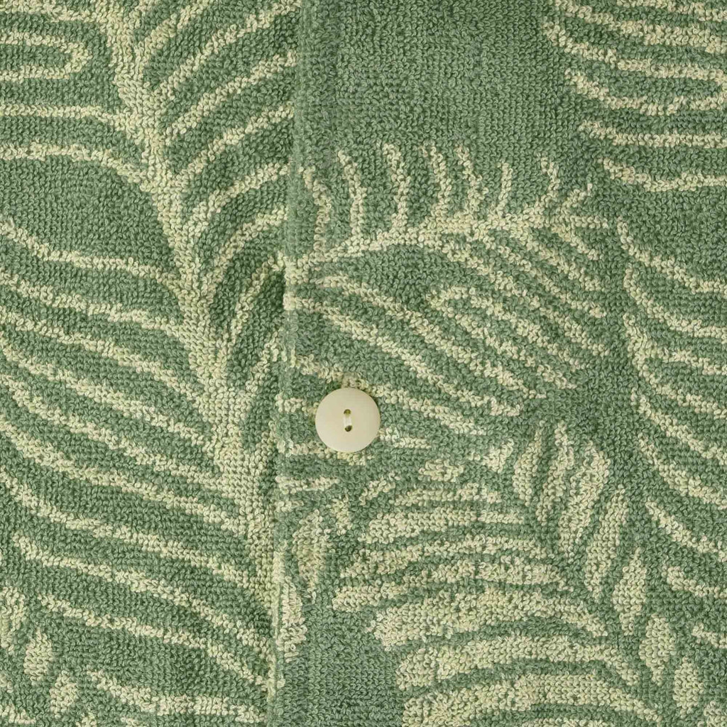 OAS Company Banana Leaf Cuba Terry Shirt - Green