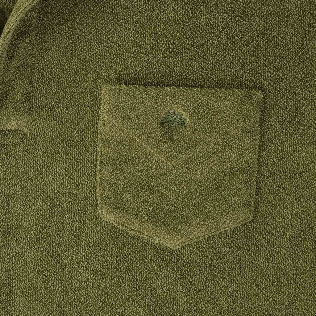OAS Company Polo Terry Shirt - Khaki