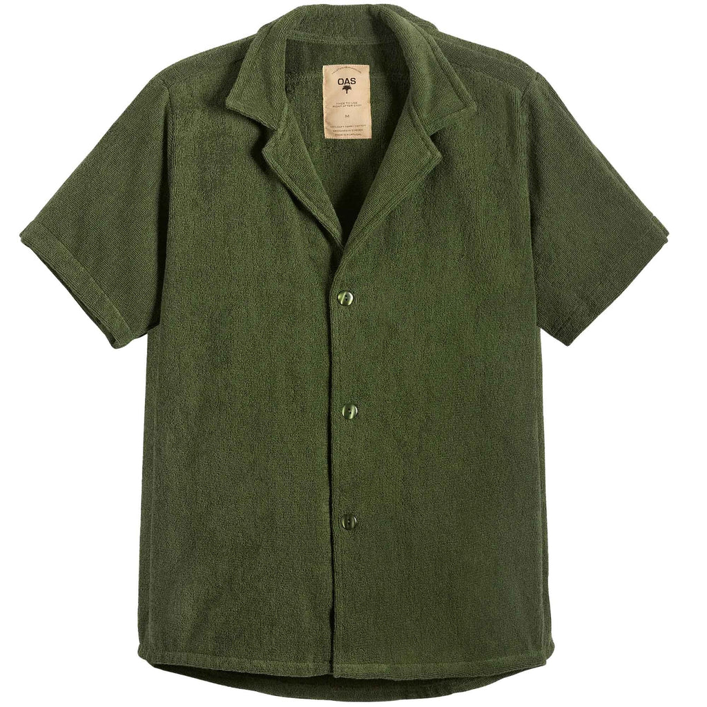 OAS Company Cuba Terry Shirt - Army Green