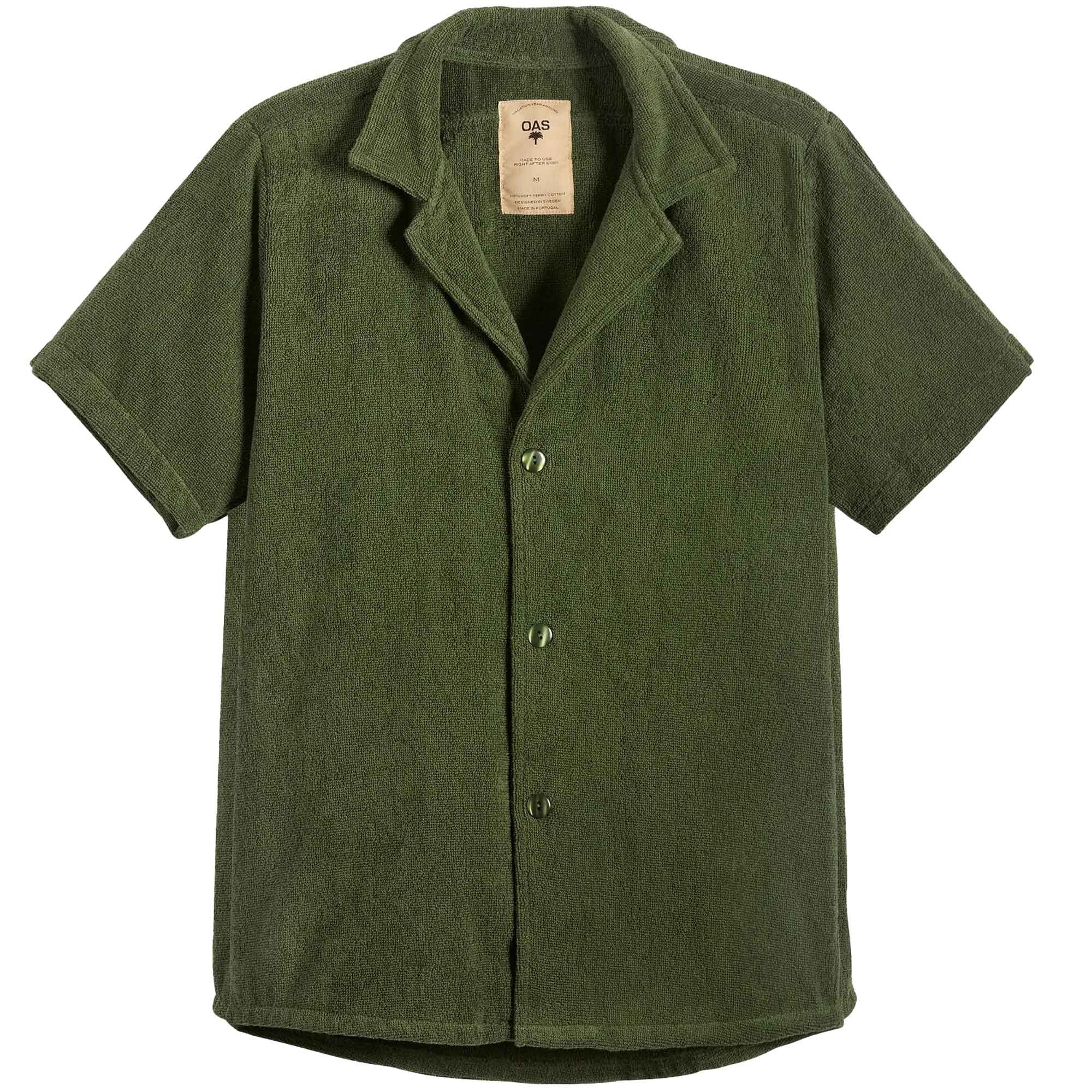 OAS Company Cuba Terry Shirt - Army Green