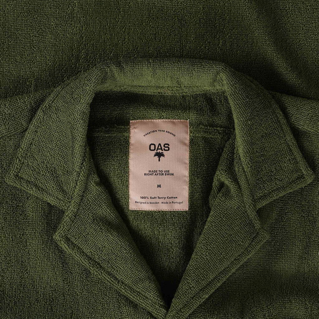 OAS Company Cuba Terry Shirt - Army Green
