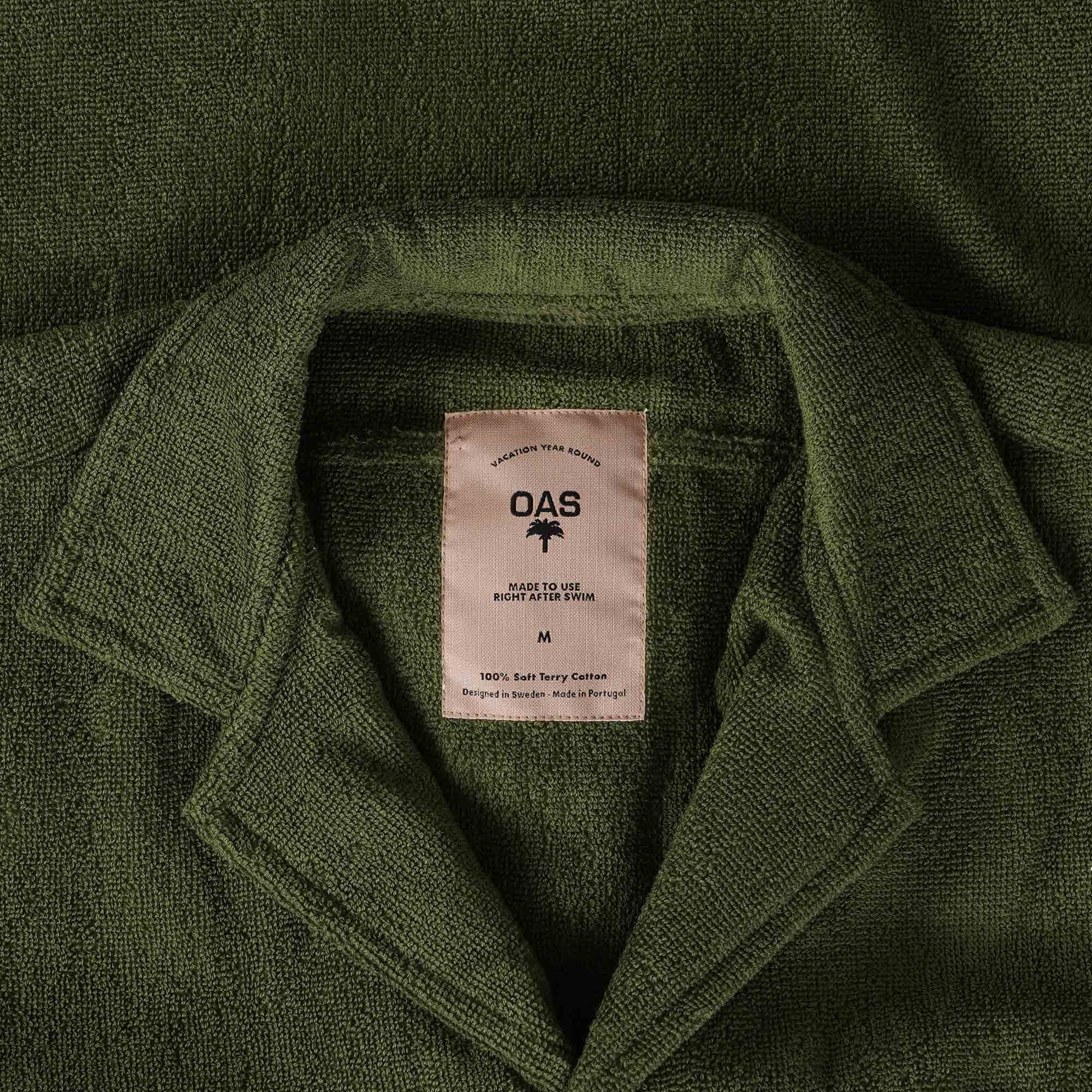OAS Company Cuba Terry Shirt - Army Green