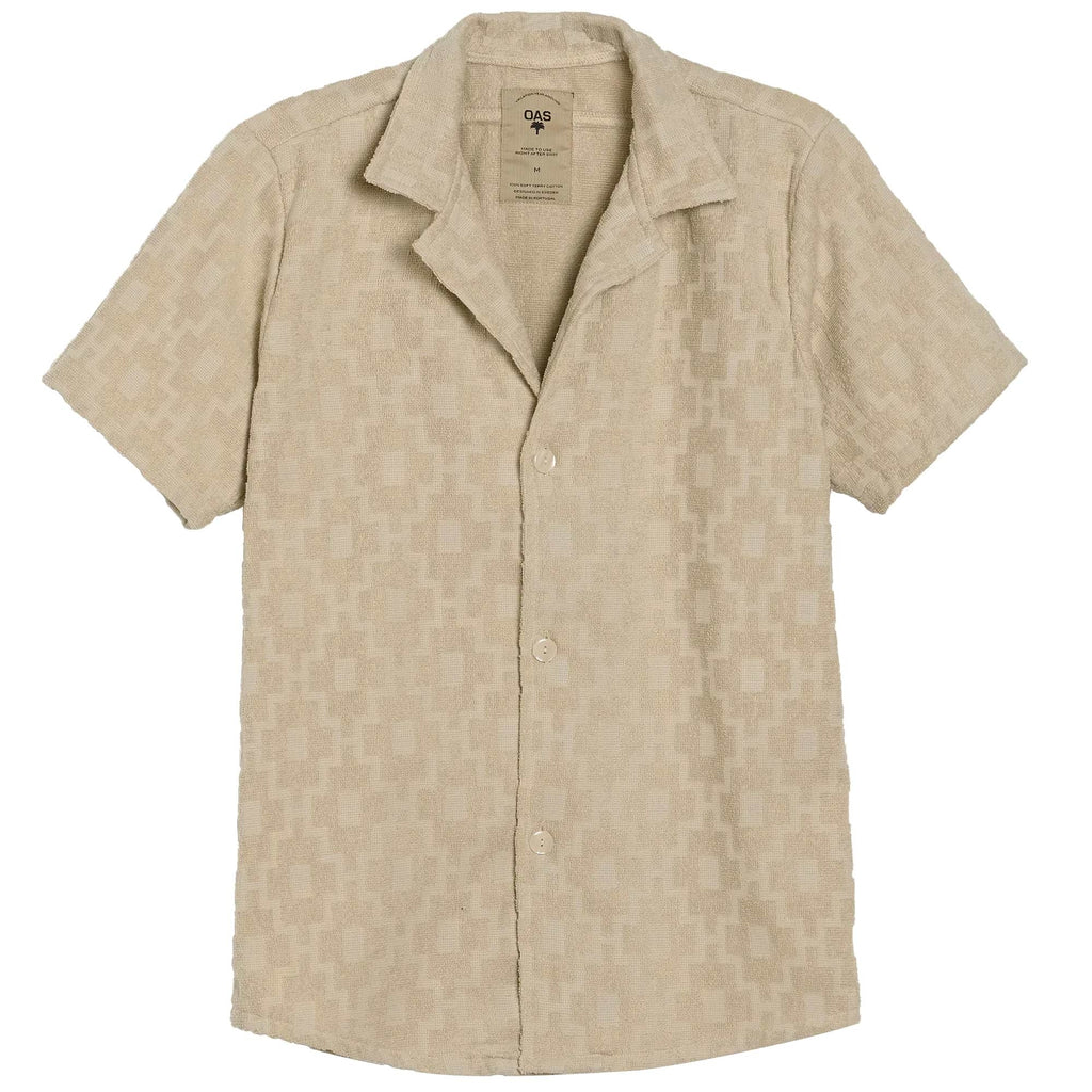 OAS Company Machu Cuba Terry Shirt - Beige