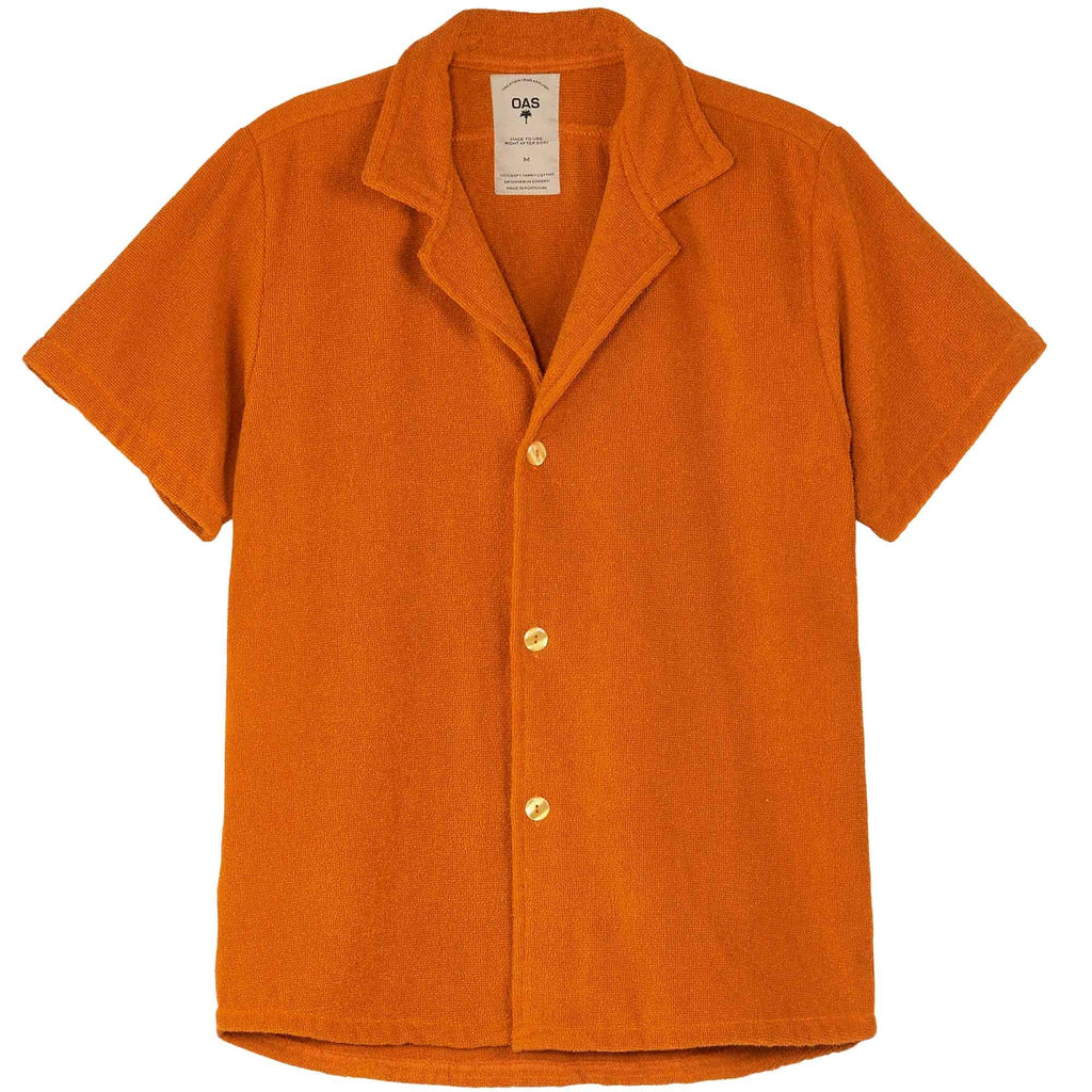 OAS Company Cuba Terry Shirt - Terracotta