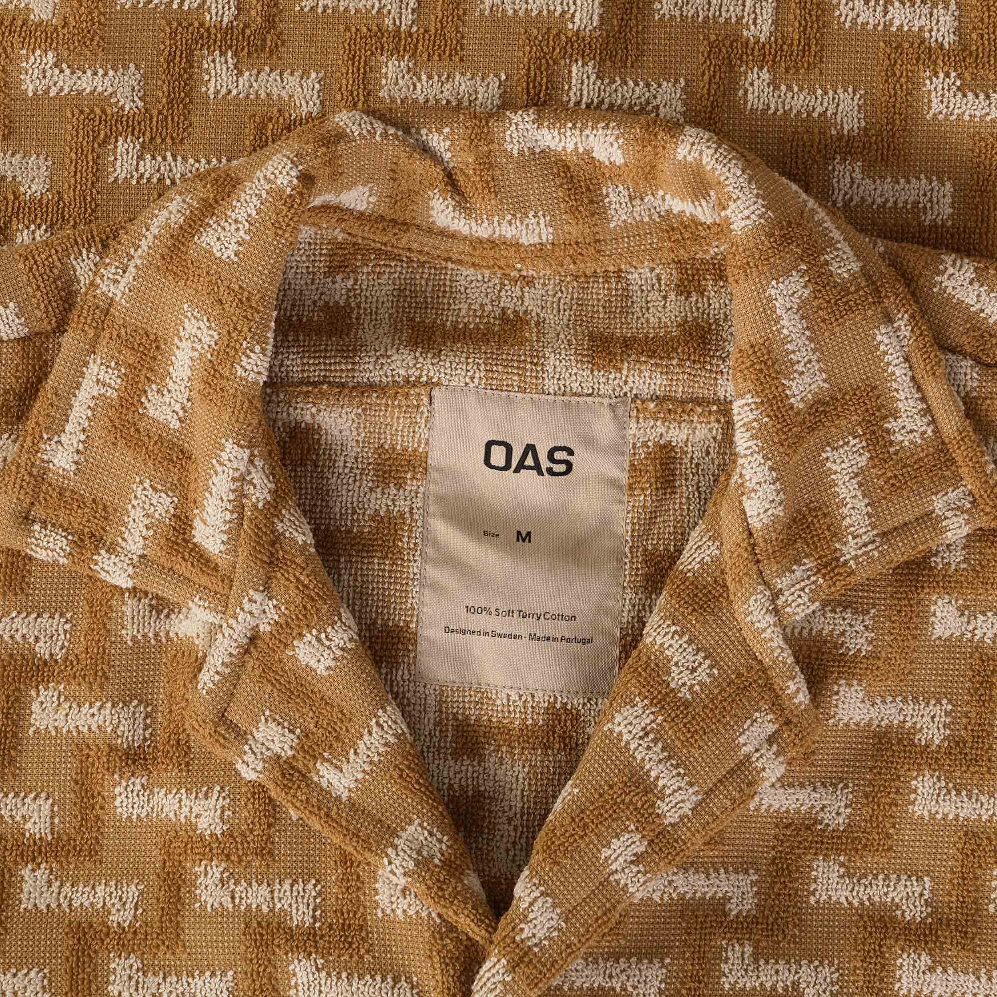 OAS Company Cuba Terry Shirt - Camel Layer Zig