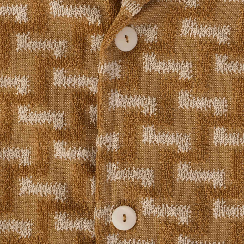OAS Company Cuba Terry Shirt - Camel Layer Zig