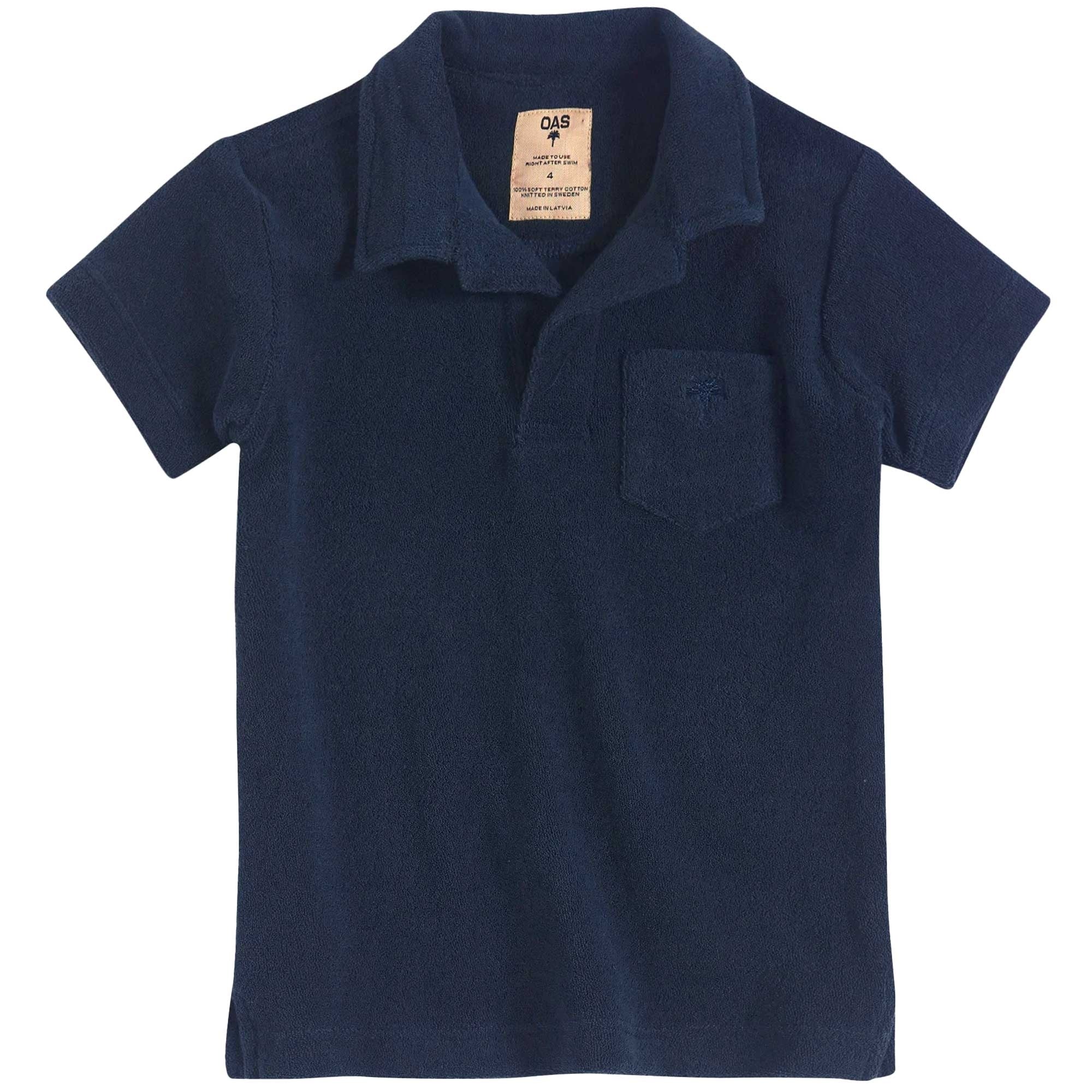 OAS Company Polo Terry Shirt - Navy