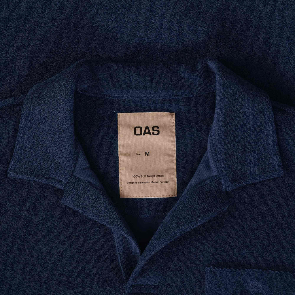 OAS Company Polo Terry Shirt - Navy