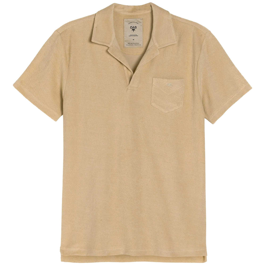 OAS Company Polo Terry Shirt - Beige