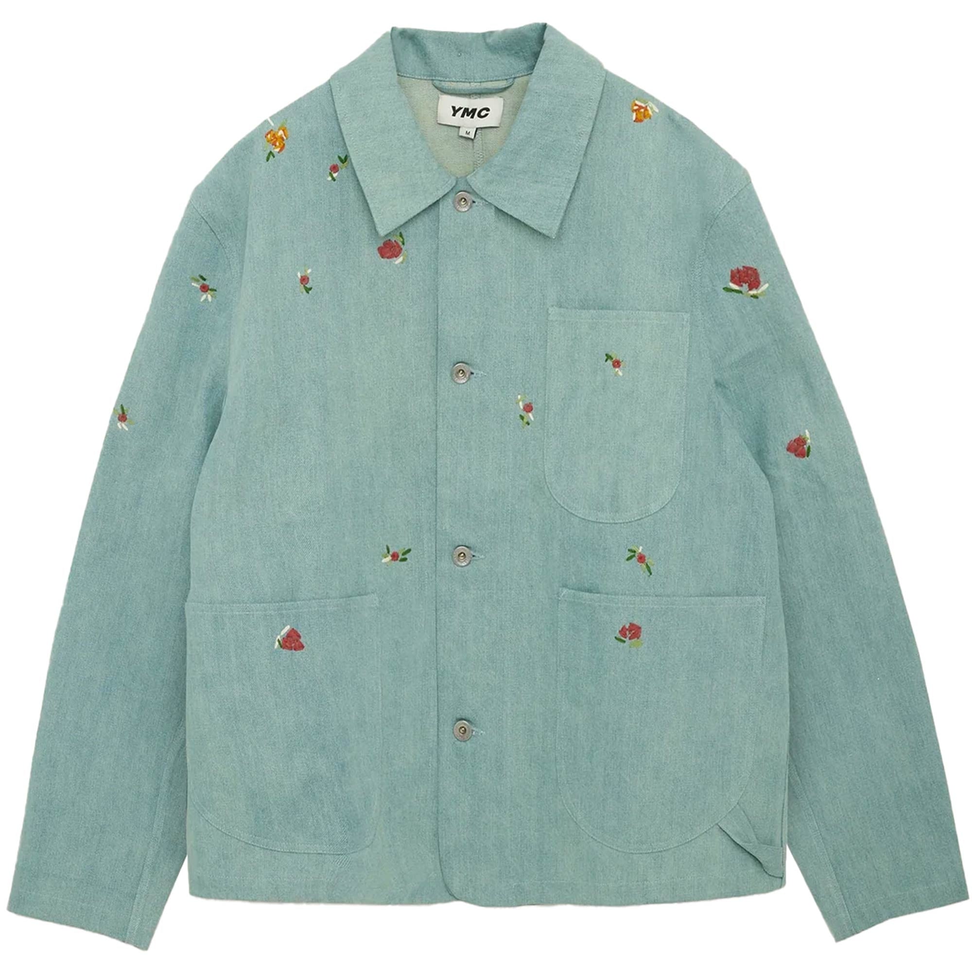 YMC Labour Chore Jacket - Indigo Bleached